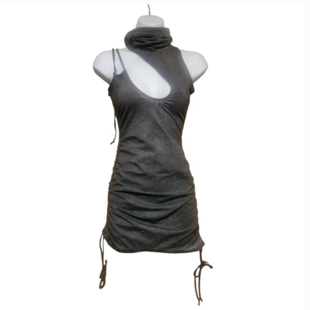 NWT Dolls Kill / Darker Wavs Tempo Cut-Out Mini Dress